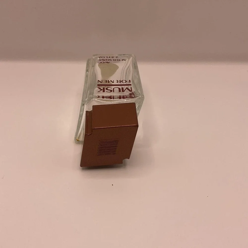 Vintage Avon Collectible perfume bottle Musk for Men Avon After Shave